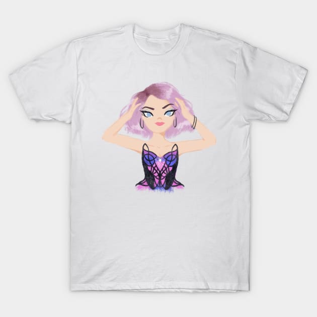 Courtney Act T-Shirt by renaesense